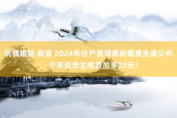 玩偶姐姐 麻豆 2024年住户医保最新缴费圭臬公布， 个东说念主缴费加多20元！